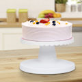 Miniatyrbillede 5 af 8: Kage Stativ Drejebord Roterende Base Anti-Skrid Sikkerhed Kage Dekoration Bord DIY Køkken Bageværktøj (Drejebord Diameter 23 cm)
