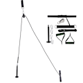 Miniatyrbillede 8 af 8: 11 stk/sæt DIY Træningsudstyr Tilbehør Hjemstyrke Power Training Device Kit