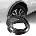 Miniatyrbild 5 av 8: Carbon Fiber Fender Flares Car Wheel Arch Ögonbryn Skyddar Anti repor Pad