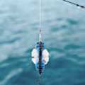 Miniatyrbillede 6 af 8: Hård Fiske-Lure Bionic Cicada Form Fiske-Agnsfisk med Roterende Propeller Diskantkrog 7,5 cmY238-10