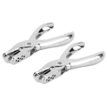 Miniatyrbillede 7 af 8: 2 stk. Enkelt Hulstans 45 Stål Håndholdt Tøj Billetter Papir Stans Tang 6mm Diameter