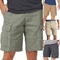 Pikkukuva 3 / 5: Miesten Khaki Cargo-shortsit, useita taskuja ja yksivärinen, koko 3XL