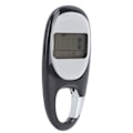 Miniatyrbillede 5 af 8: Walking Stegrækker Multifunktionel Memory Clip On Trin Tæller til Rejser Bjergbestigning Sport Sort