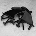 Miniatyrbillede 5 af 8: 3 stk Fin Finner Surfbræt Soft Longboard Top Skeg PVC med Monteringsskruer Fin Finner