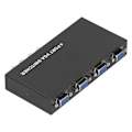 Miniatyrbild 5 av 8: 4-ports VGA-växlare SVGA-monitordelningsväxlare 4-i-1-ut för LCD-dator-TV-monitor