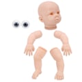Pikkukuva 3 / 8: 21 tuuman simuloitu maalaamaton Reborn-nukkepaket DIY Reborn-nukkepaket Osat Leikki