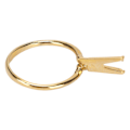 Miniatyrbild 6 av 8: Ring Blank Support 4 Claw Form Visuellt stål Ring Spring Prong Tool för juvelerare Guld
