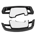 Miniatyrbild 4 av 8: Par Paddle Shifter-förlängningar Rattväxelskydd Passar för MK7 MK7.5 R 2013‑2020 Svart
