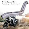 Miniatyrbilde 8 av 8: Eksosutblåsingsrør for mellomledd for Benelli TRK 502