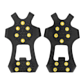 Miniatyrbillede 7 af 8: Is Piggebrodder Anti-Slip 10 Stål Pigge Vandring Traction Sne Grips Brodder (XL (4345))