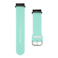 Miniatyrbilde 1 av 8: 22 mm silikonarmbånd Smart Sports Watch Band Byte til Garmin Fenix ​​7 6 5 Lys blå