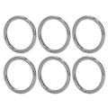 Miniatyrbilde 2 av 8: 20 stk Metallringer 4x32mm Jern Solid Holdbar Multifunksjonell Utsøkt Metall O-ringer Grå