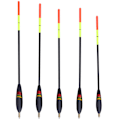 Miniatyrbild 1 av 8: 5 st hållbara balsafiskeflottar Bobber Multi Purpose Fish Feed Baits Tillbehörssats ( )