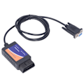 Pikkukuva 2 / 8: ELM327 COM-portti DB9 naaras 25K80 diagnostiikkatyökalu LED-ilmaisin DOS:lle Windowsille CD:llä