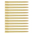 Miniatyrbilde 2 av 8: Twisted Long Candle Soy Wax Røykløs Metallic Twisted Lysestake for Bryllupsfest Gull