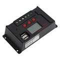 Miniatyrbild 7 av 8: LCD PWM Solcellsladdningsregulator 12V 24V Automatisk Identifiering Solcellsladdningsregulator