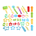 Miniatyrbillede 1 af 8: 38 stk DIY Børne Farve Dej Ler Værktøjer Plasticine Form Legetøj