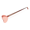 Miniatyrbilde 3 av 8: Mini-tang i silikon Serveringstang Matpinsett Små barntang for servering Matlaging Forretter Isbiter Frukt Sukker Rosa Hjerteform