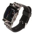 Miniatyrbild 3 av 8: Binary Watch Crab Shape Binary Colorful LED Digital Display Silicone Strap Electronic Watch for Boys Men