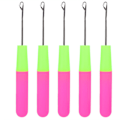 Miniatyrbillede 1 af 8: Hæklenål med låsenål Nål Hårførlængelse Fletning Håndværk Skill Tool Kit M