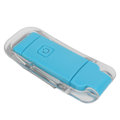 Miniatyrbillede 2 af 8: LED Bogmærkelys USB Opladbar 3 Lysstyrke Varmt Hvidt Lys Bærbar Klemme På Læselampe Til Natlæsning Blå