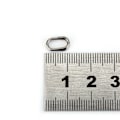 Miniatyrbilde 5 av 8: 100 stk rustfritt stål ovale splittringer Svingbar Snap fiskeutstyr kobling (6x10mm)