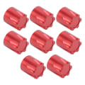 Miniatyrbild 4 av 8: 8st RC hjulfälg Center Cap Adapter M4 Mutter för Traxxas/Hsp/Axial Scx10 D90 1/10 RC CarRed