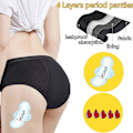 Miniatyrbillede 4 af 5: Althee Absorberende Lækagefrie Periodetrusser til Kvinder med Stærk Blødning - Menstruations- og Barseltrusser S-2XL