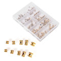 Miniatyrbilde 8 av 8: 280 stk Messing rillete muttere gjengede innsatsfester M2 M2.5 M3 sortimentsett