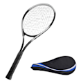 Miniatyrbillede 4 af 8: 27 tommer tennisracket Enkelt tennisracket Træningssæt til begynderkonkurrence med bæretaske til voksne Studerende Kvinder Mænd Sort