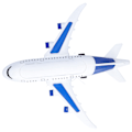 Miniatyrbild 7 av 8: Elektronisk flygplansleksak Barnflygplan Flygplansmodellleksak med lätt musikeffektFlygplan