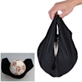 Miniatyrbild 5 av 8: Bärbar lätt bowlingbollsväska Cleaner Ball Pouch Carrier för gymutrustning Svart