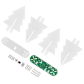 Pikkukuva 7 / 8: DIY 3D joulukuusi elektroninen LED-piirisetti kotiin pöytäkoristeeksi vihreä