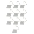Miniatyrbillede 3 af 8: 10 sæt Action Figur Stativ Transparent Akryl Anime Figur Display Stativ Støtte Holder Base
