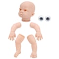 Pikkukuva 2 / 8: 21 tuuman simuloitu maalaamaton Reborn-nukkepaket DIY Reborn-nukkepaket Osat Leikki