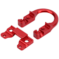 Miniatyrbillede 8 af 8: Aluminiumslegering D Loop Ring Skydning Compound Bue Release Buestreng Spænde Tilbehør Rød
