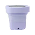 Miniatyrbillede 5 af 8: 6,5 L Vaskemaskine Foldbar Bærbar Automatisk Dybderensning Vask og Centrifugering Stor Vaskemaskine med Vandledning 100‑240V Lilla EU-stik