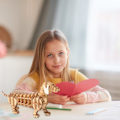 Miniatyrbillede 3 af 4: 3D Træ Tax Puslespil Lærings Byggelegetøj Simulerings Puslespil Model Realistisk Fast Håndværk Legetøj