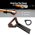 Pikkukuva 7 / 8: 9 palloa Y-muotoinen biljardi Pool Cue Tip Clip Clamp Kiinnitys Korjaus Työkalu Biljarditikku Tarvikkeet