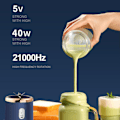 Miniatyrbilde 6 av 8: 400ML Bærbar USB Oppladbar Multifunksjonell Juicerkopp Elektrisk Juiceblender