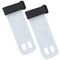 Miniatyrbillede 1 af 8: Læder Anti-Slip Håndbeskyttelseshandsker til Vægtløftning Enkelt Parallelle Stænger Tilbehør Grå L