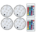 Pikkukuva 1 / 8: RGB-LED-upotusvalot vedenalaiset vedenpitävät valot kaukosäätimellä uima-altaan sisustukseen
