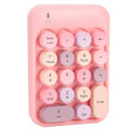 Pikkukuva 3 / 8: AJAZZ langaton numeronäppäimistö Suklaa Keycap peliohjaimen vaihto AK18 2.4GPink