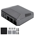 Miniatyrbild 1 av 8: Aluminiumskal för Raspberry Pi 4B med inbyggd fläkt - Skyddande hölje