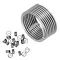 Miniatyrbillede 5 af 8: 20 stk. Gænge Reparation M14 x 1,25 Spiral Circle Insert Reducer Mutter Gængede Udvidelses Sæt 1D