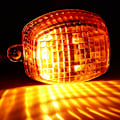 Miniatyrbillede 8 af 8: Motorcykel LED Blinklys Indikatorlys Passer til KAWASAKI ZXR 250R/400R/750R (Sort+Gul)