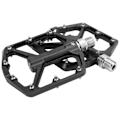 Miniatyrbillede 4 af 8: 1 par ZTTO mountainbikepedaler Aluminiumlegering Skridsikker cykelplatform flade pedaler (sort)