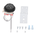 Miniatyrbild 3 av 8: Justerbar elektrisk fläkttermostatomkopplare 3-stift Design Temperaturkontrollprobsats