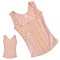 Miniatyrbillede 4 af 8: Kvinders Midje Træningskorset Vægttab Mavekontrol Vest Body Shaper Cincher Linned Hudfarve M