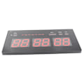 Miniatyrbillede 2 af 8: Digital vægur LED Elektrisk kalender Vægur med Noctilucence Hjem soveværelse Kontor EU-stik 110‑220V